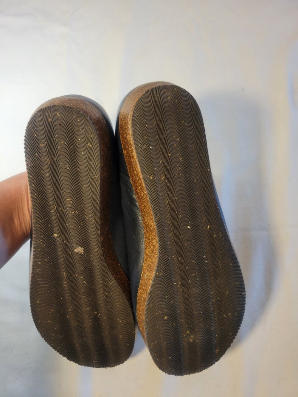 Stegmann Maria Navy Leather Mules Clogs Comfort Shoes Made in Portugal 8 - Picture 7 of 9